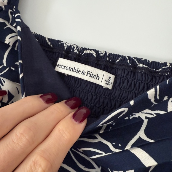 Abercrombie & Fitch Navy and White Dress - Picture 3 of 4
